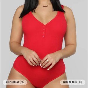 NWOT Tank Bodysuit  Major Key Bodysuit - Red